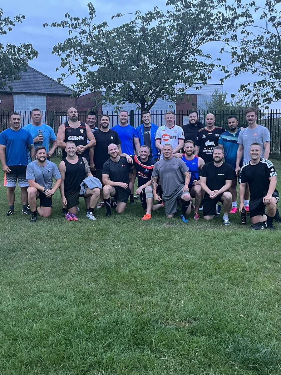 Great night down at <a href="/ShevingtonShark/">SHEVINGTON SHARKS</a> social T&amp;P, no experience needed just come along for a good laugh and exercise with a good group of lads! Get in touch