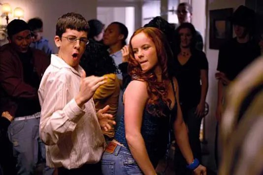 ladbible's tweet photo. Superbad was released 15 years ago today. 

One of the greatest comedy films of all time. https://t.co/oHIeMorpBz
