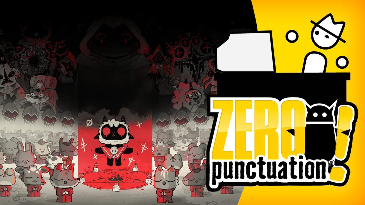 EscapistMag's tweet photo. Cult of the Lamb – Zero Punctuation https://t.co/eyahmHwWlj #VideoSeries #ZeroPunctuation https://t.co/DV9HR9Oc7V