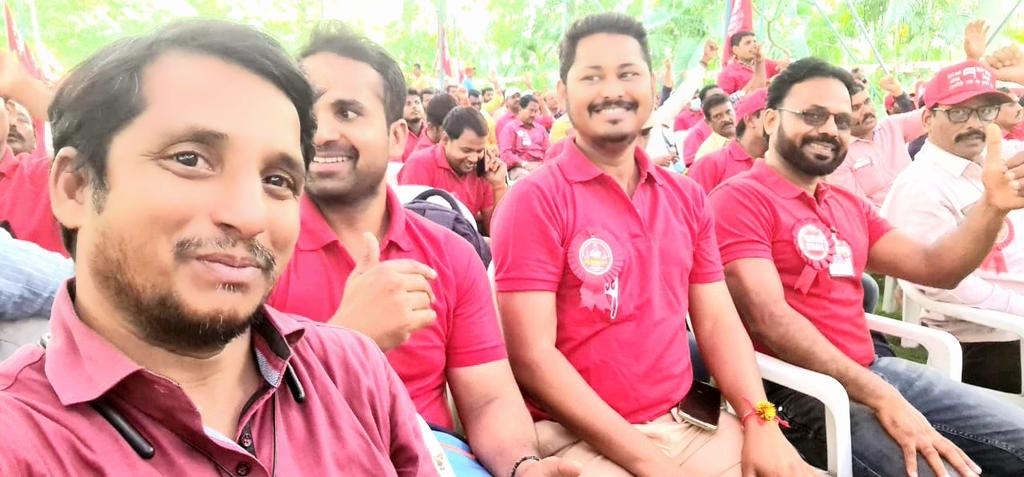 ParliScrmu's tweet photo. SOME PHOTOS FROM 52nd  SCRMU AGC MEETING AT SECUNDERABAD .SCRMU JINDABAD https://t.co/DlgYknEpej