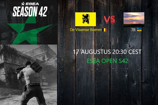 GAME DAY ❗️❗️❗️
vandaag zijn we wel met 5 dus ez dub 😈
De Vlaamse Boeren 🇧🇪 vs 7R 🇺🇦 20:30 CEST
twitch.tv/devlaamseboeren