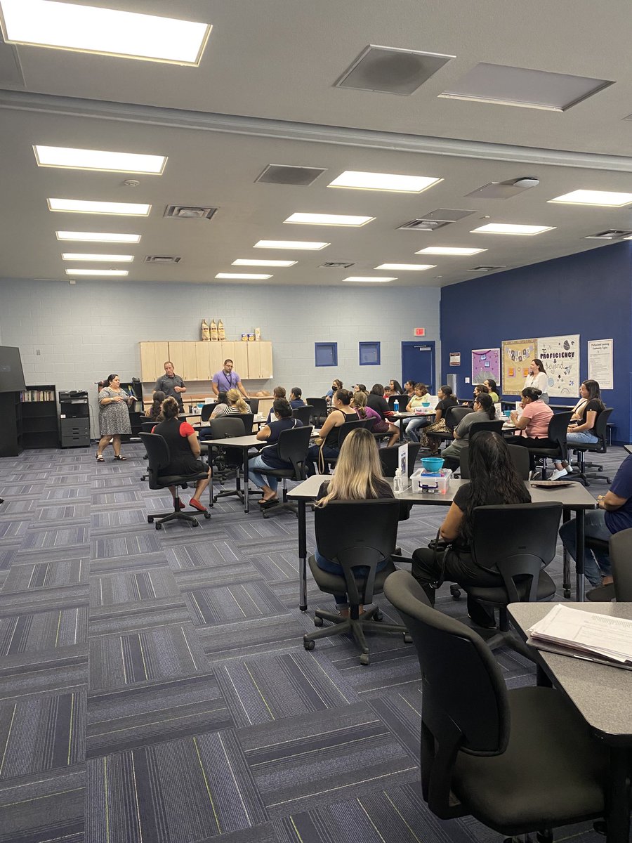 First coffee talk of the year! So happy so many parents came to hear about how we are keeping all scholars safe. ⁦<a href="/BormanCSD83/">Borman Elementary</a>⁩ #oneteamunafamilia
