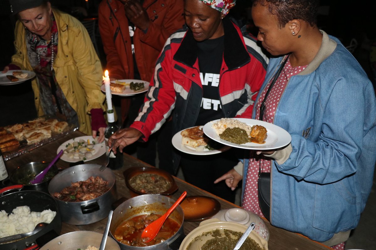 funk_im's tweet photo. Nourishment for the mind body and soul. #FirstThursdayNightWalk with #FunkItImWalking is always #EducationForLiberation and #WomensMonth with @BWEF_SA CEO Sibongile Mkhabela reminded us that we are who we have been waiting for. cc: @WeUpRisingMove @june16YDF 📸 Hip-Hop 411 https://t.co/C69M5NR29e