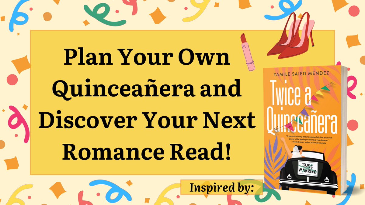 Plan your own quinceanera and we'll tell you what rom-com to pick up next! ow.ly/TJzf50Km3qm

Inspired by @YamileSMendez's #TwiceAQuinceanera!