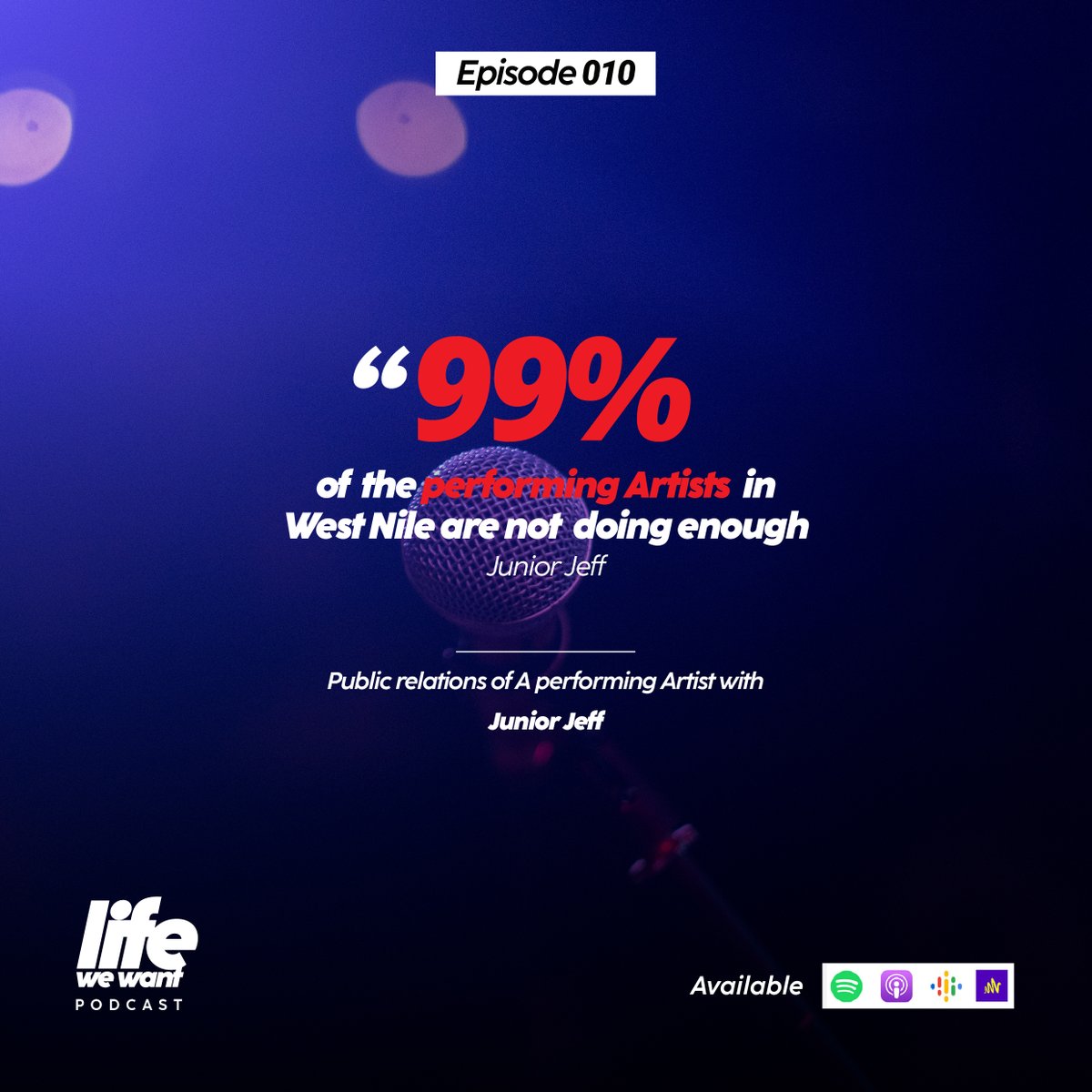 Lifewewant01's tweet photo. 🚨🚨EPISODE 010
PERFORMING ARTIST'S PR(Public relations).
With 
@Jun75Jeff

Click here to listen
https://t.co/ZT2IS96aMu

Listen, learn and share.
#lifewewantpodcast #podcast #madeinwestnile #inspirational #WestNile #publicrelations #artist https://t.co/uBQwMkPFU5
