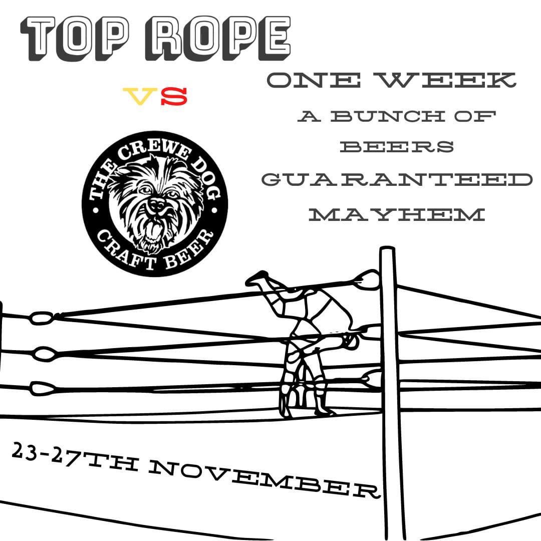 This November our mates <a href="/TopRopeBrewing/">Top Rope Brewing</a> are bringing the party!
