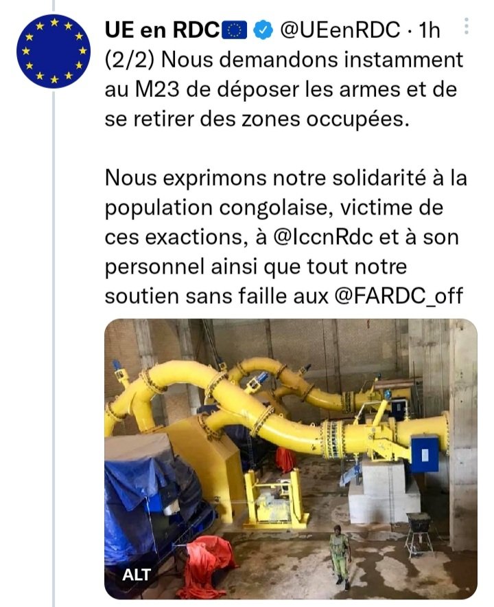 elogemwandwe's tweet photo. Monsieur @Jmchataigner et son organisation doivent arrêter de nous prendre pour des gamins
Est-ce @UEenRDC a déjà demandé à #Alkaeda de déposer les armes, car le #M23 est une organisation terroriste soutenu par un pays voyou, le #Rwanda et ses actes les prouvent
#RwandaIsKilling https://t.co/pFR0bfy5hi
