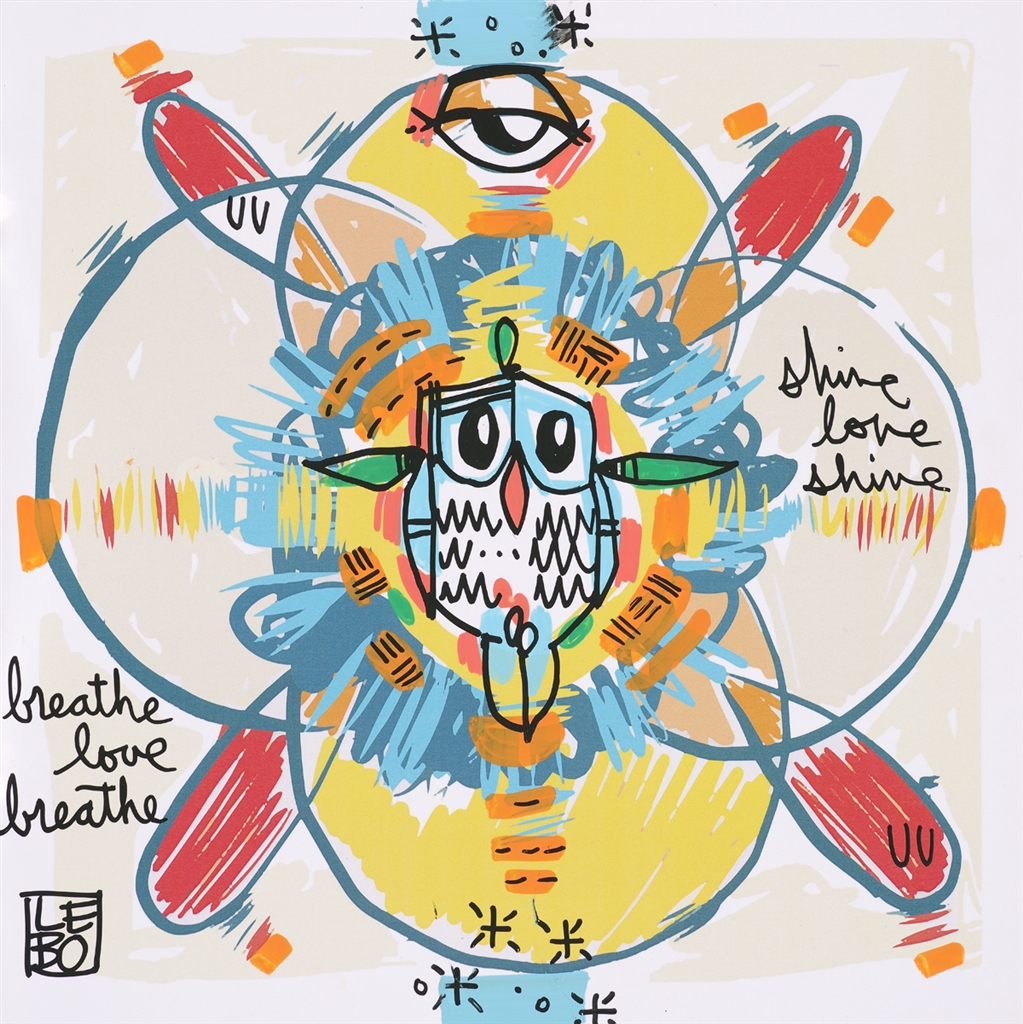 ParkWestGallery's tweet image. "Shine Love Shine" by Lebo @LeboArt #loveart #love #lebo