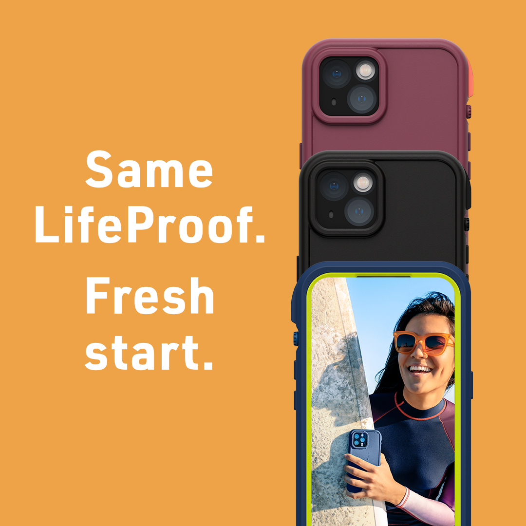 LifeProof is on the move. FRĒ, your OG WaterProof go-to, is now backed by OtterBox. Follow FRĒ + your faves to @otterbox.