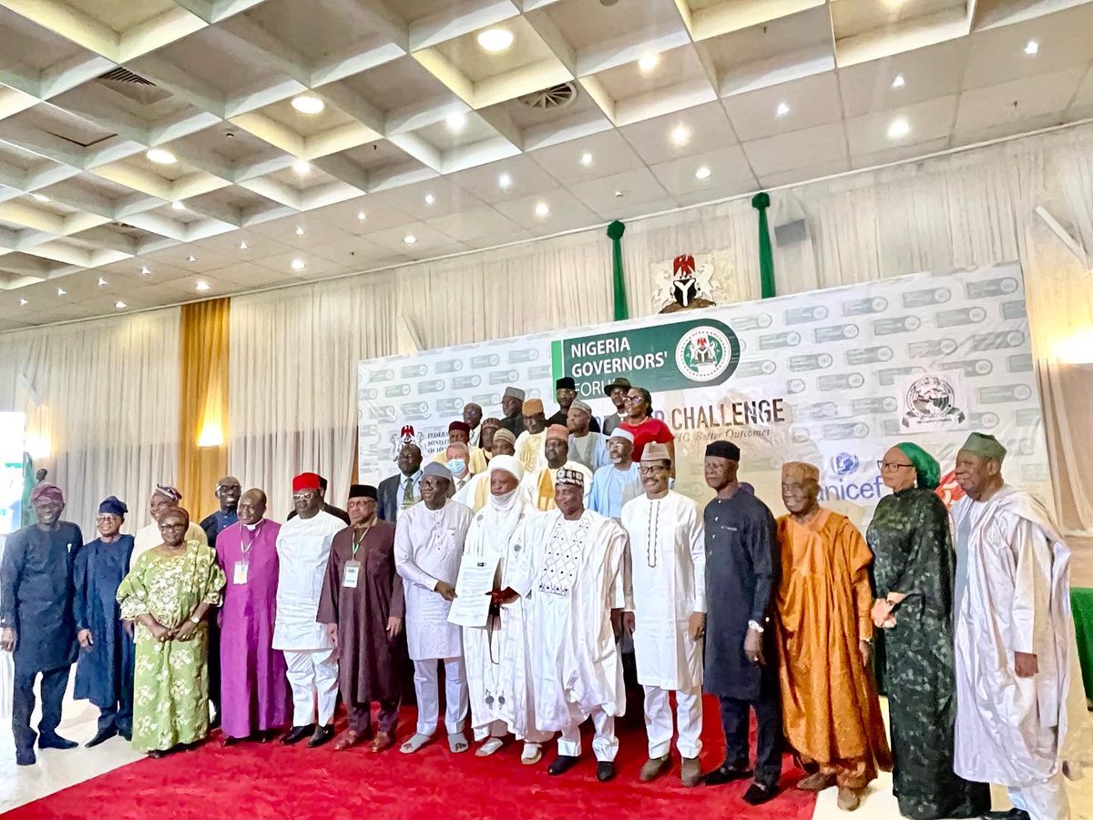 Earlier today, our ED/CEO, Dr Faisal Shuaib presented an overview of the Primary Health Care Leadership Challenge (PHC LCF), to mark the official launch of the PHC LCF at the presidential villa, Abuja.