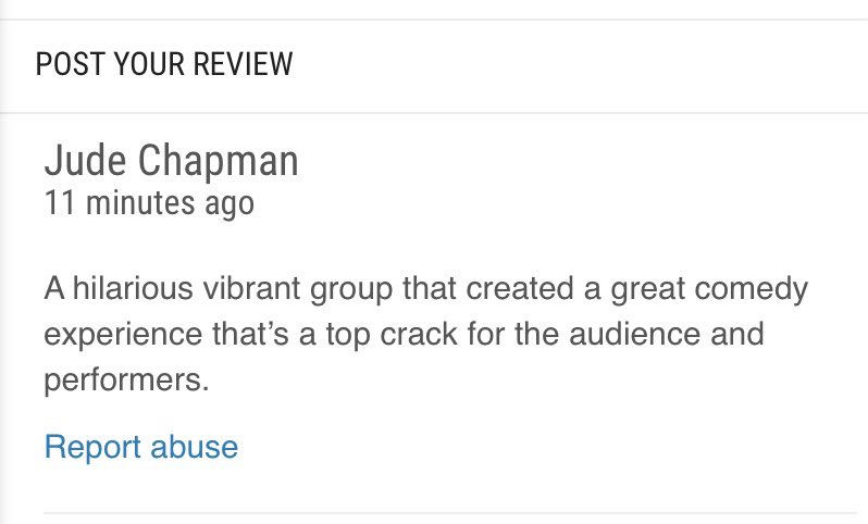 BFootnotes's tweet image. Our first audience review from today’s show! ❤️👏👏 If you fancy a top crack comedy show check us out tomorrow morning at 11:45am at the Caves! #edfringe