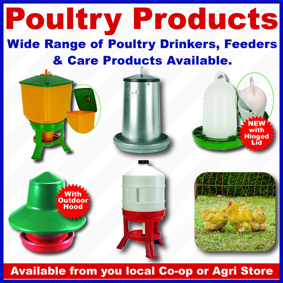 MullinahoneCoop's tweet image. A wide range of #PoultryProducts available from your local co-op or agri store 🐔