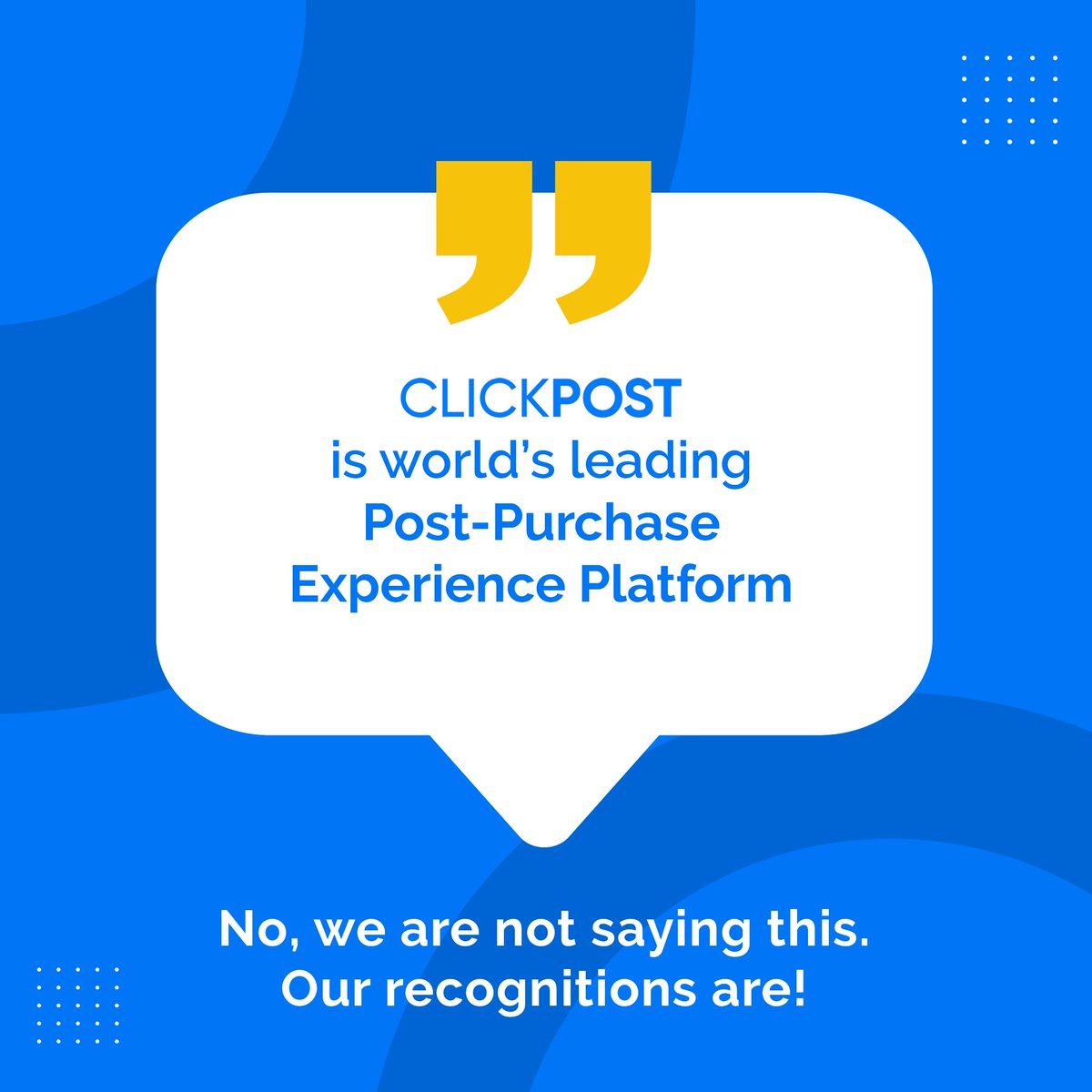 ClickPostTech's tweet photo. #G2Awards #Capterra #logisticstech #logistics #clickpost https://t.co/fnyWoIak7R
