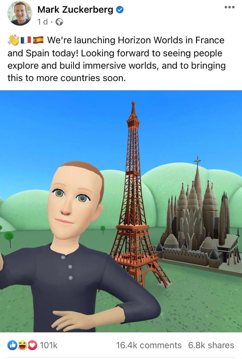 Thoughts? #metaverse #meta #france #spain #MetaverseNFT