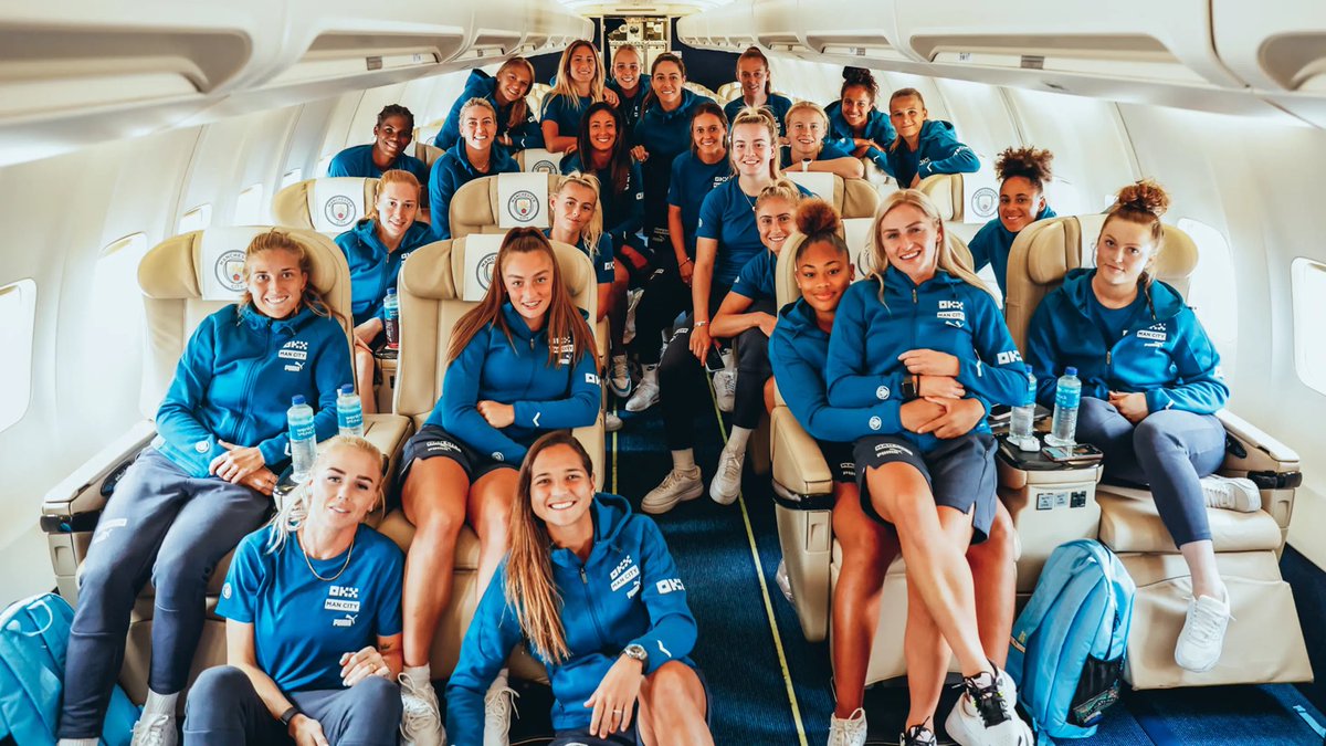 MCWFCXtra's tweet image. En route for the #UWCL. 🛫🔵 

#MCFC | @ManCity | #ManCity