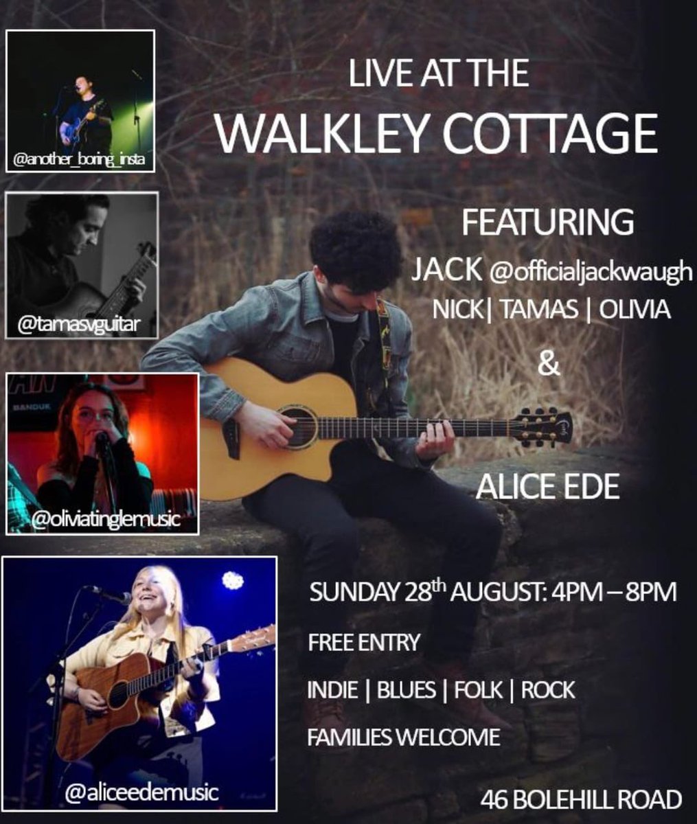WalkleyCottage1's tweet photo. Here are the amazing acts performing at our End of Summer Party ! 🥳🎶

SUNDAY 28TH AUGUST ☀️💃🏼 we cant wait to see you all! https://t.co/gbxclB9xAF