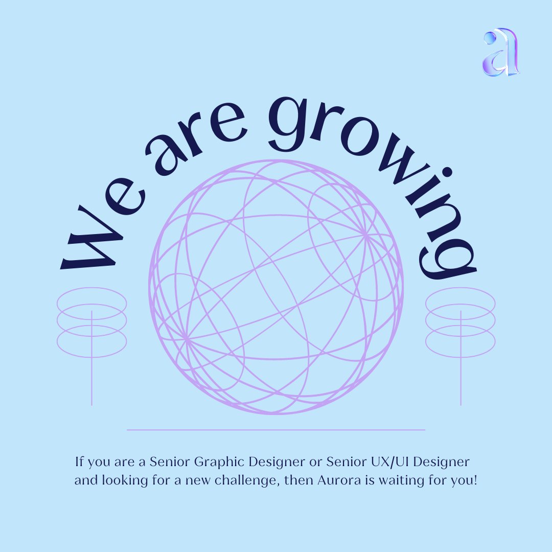auroraagency_uk's tweet image. 🎉🎉 We are growing! 🎉🎉

We&apos;re looking for 2 people to fill these brand new roles:

⭐️Senior Graphic Designer
⭐️Senior UX/UI Designer

#designerjob #designjobs #uxuijobs #uxjobs #uijobs #projectmanagerjob #projectmanager #digitaljobs #marketingjobs #agencyjobs