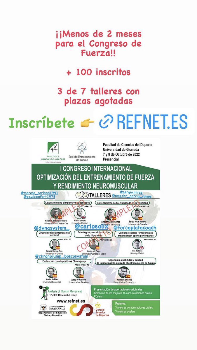 REF Red de Entrenamiento de Fuerza tweet media