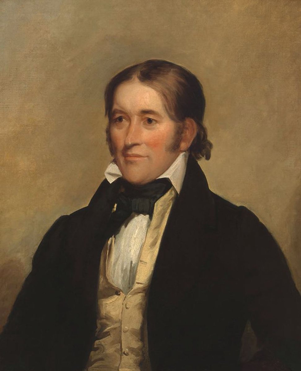OfficialAlamo's tweet photo. Happy birthday, David Crockett... King of the Wild Frontier! Celebrate his birthday with us this Saturday at our free event!

Source: Portrait of David Crockett by Chester Harding (1834). National Portrait Gallery, Smithsonian Institution. https://t.co/7Nued1No55