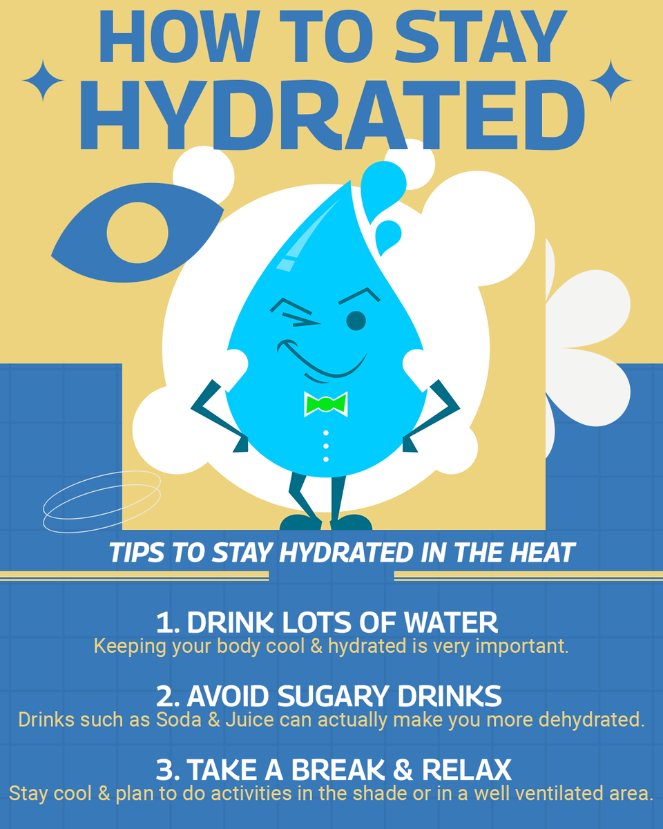 PacoimaCharter's tweet photo. Here are some tips for our #Wildcat family! 
.
.
¡Aquí hay algunos consejos para nuestra familia #Wildcat!
.
.
#pacoima #pacoimacharterelementary #summer #hydration https://t.co/KrU6cgxBrx