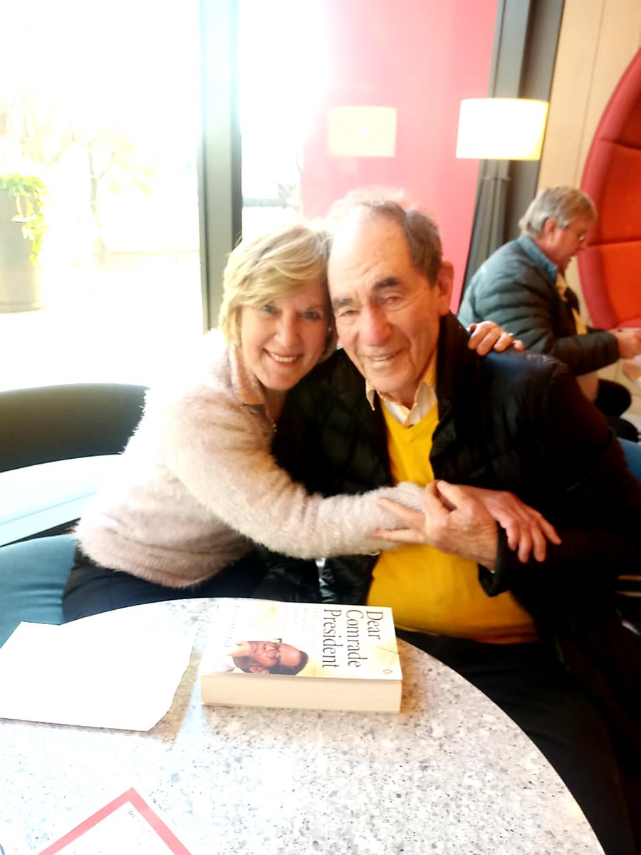 PowerPlacements's tweet photo. Me and my @IWFSA1 and Duke Corporate Education mentee, Ellen Pepeta, had the distinct honour and pleasure of receiving this book from Albie Sachs.

I admire him greatly for his input into our #Constitution.  

Our challenge is to uphold it!

#albiesachs https://t.co/fqi5sbAmUp