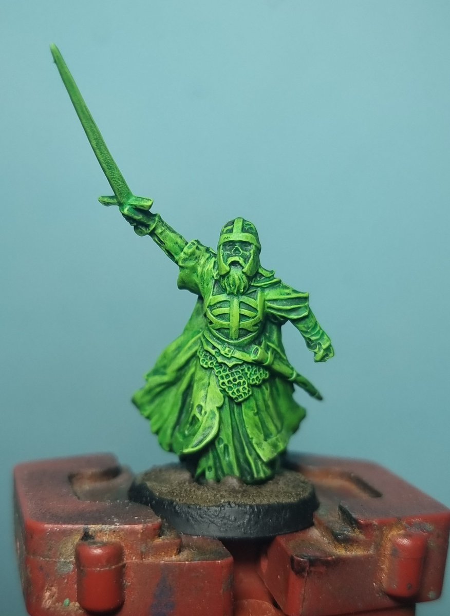 Astralshy's tweet photo. Gonna start a #hobbystreak with the goal of finishing all 84 models of the Battle of Pelennor Fields box as quick as possible.

Starting it off with Dead Men of Dunharrow. Quite happy with how the greens came out! 

20/84 models done! https://t.co/C5HoREKh9g