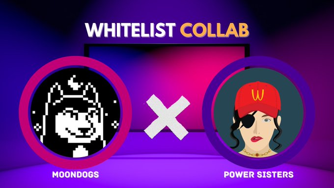 PowerSistersNFT's tweet photo. 🐶Power Sisters 🤝Moondogs🐶

🎁 We have 5 more Moondogs🐶WL spot to giveaway! 

To enter: 
✨ Follow @NFTmoondogs &amp; @PowerSistersNFT
✨ ❤️ &amp; RT
✨ Tag 3 frens

⏰ Ends in 24 hrs 

#NFTCommunity #nft #nfts #NFTGiveaway #NFTdrop  #FreeMint #degen https://t.co/qpLayoArXB