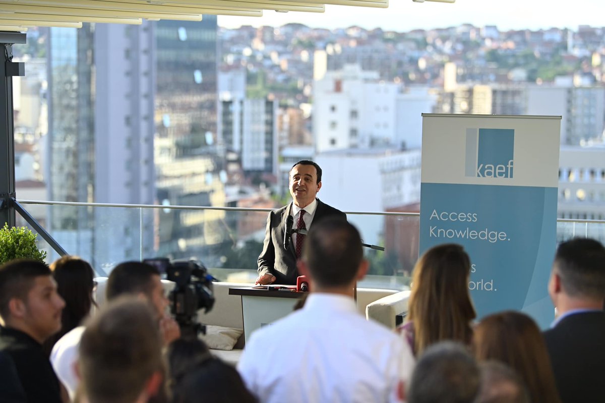 AC_Global's tweet photo. American Councils and @kaefonline were honored to host Prime Minister of Kosovo, Mr. Albin Kurti, and @USAIDKosovo Mission Director, Ms. Zeinah Sahali, for an event celebrating KAEF alumni achievements. View the event highlights at https://t.co/ZNXBnvtWct #ACGlobal #KAEF https://t.co/zMTFgT43F2