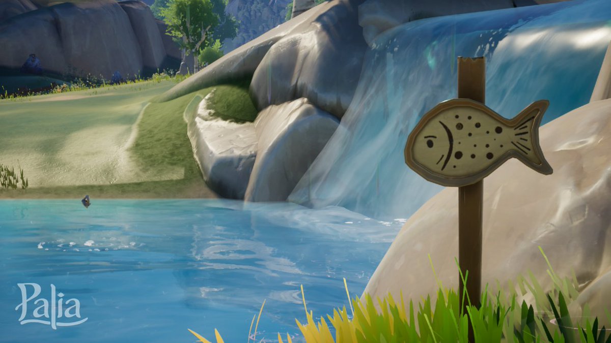 playPalia's tweet photo. We're in the mood for a bit of fishing &amp; coffee 🎣☕️ 

Join us at our favorite spot, captured by tester Anna Banana! 🐠 

#gamedev #cozygames https://t.co/OrW5N1MnJf