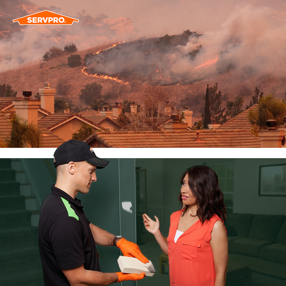 Smoke damage in your home or business may be why that wildfire smell won't go away.

That smell will continue until all the odor-causing soot particles have been cleaned away.

If you have a smoky odor that lingers, call the cleaning professionals at SERVPRO to remove it.