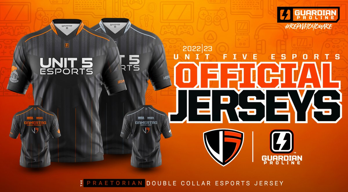 Guardian Proline (@guardianproline) on Twitter photo <a href="/Unit5_Esports/">Unit 5 Esports</a> jerseys for the upcoming school year! One each for Normal West and Normal Community. #esports #esportsedu <a href="/Unit5_Esports/">Unit 5 Esports</a> jerseys for the upcoming school year! One each for Normal West and Normal Community. #esports #esportsedu