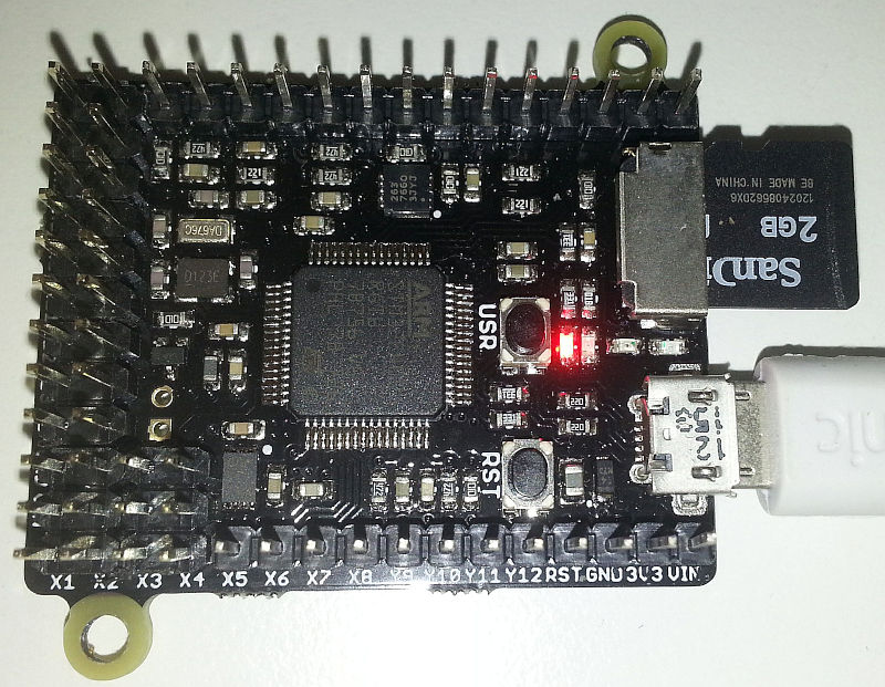 guidol70's tweet image. Today it did happen 🙂
#RunCPM on my #Pyboard v1.1 (clone) with #STM32F405RGT6 using STM32Duino v2.3.0
AND its working with the onboard-MicroSD ;)
