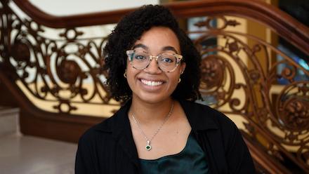 GC_CUNY's tweet photo. Congratulations to incoming Ph.D. student Toni Johnson, who was awarded the the James Bruce Llewelyn Fellowship! Learn more about her scholarship and research interests https://t.co/rNASQbHbV8 #DiversityInSTEM #WomenInSTEM https://t.co/FBIrakzNkp