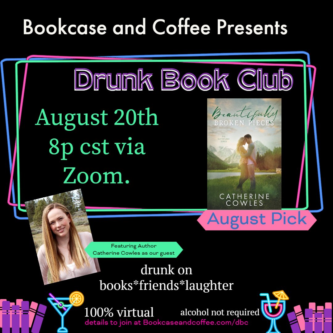 BuzzingRomance's tweet photo. We are excited to announce our next selection for Drunk Book Club.
Our August Read is Beautifully Broken Pieces by Catherine Cowles.   

If you are interested in joining https://t.co/ZxukJBxBHP

#bookclub #drunkbookclub #bookcommunity #readromance #romancereadersofinstagram https://t.co/KWKuYyAiHW