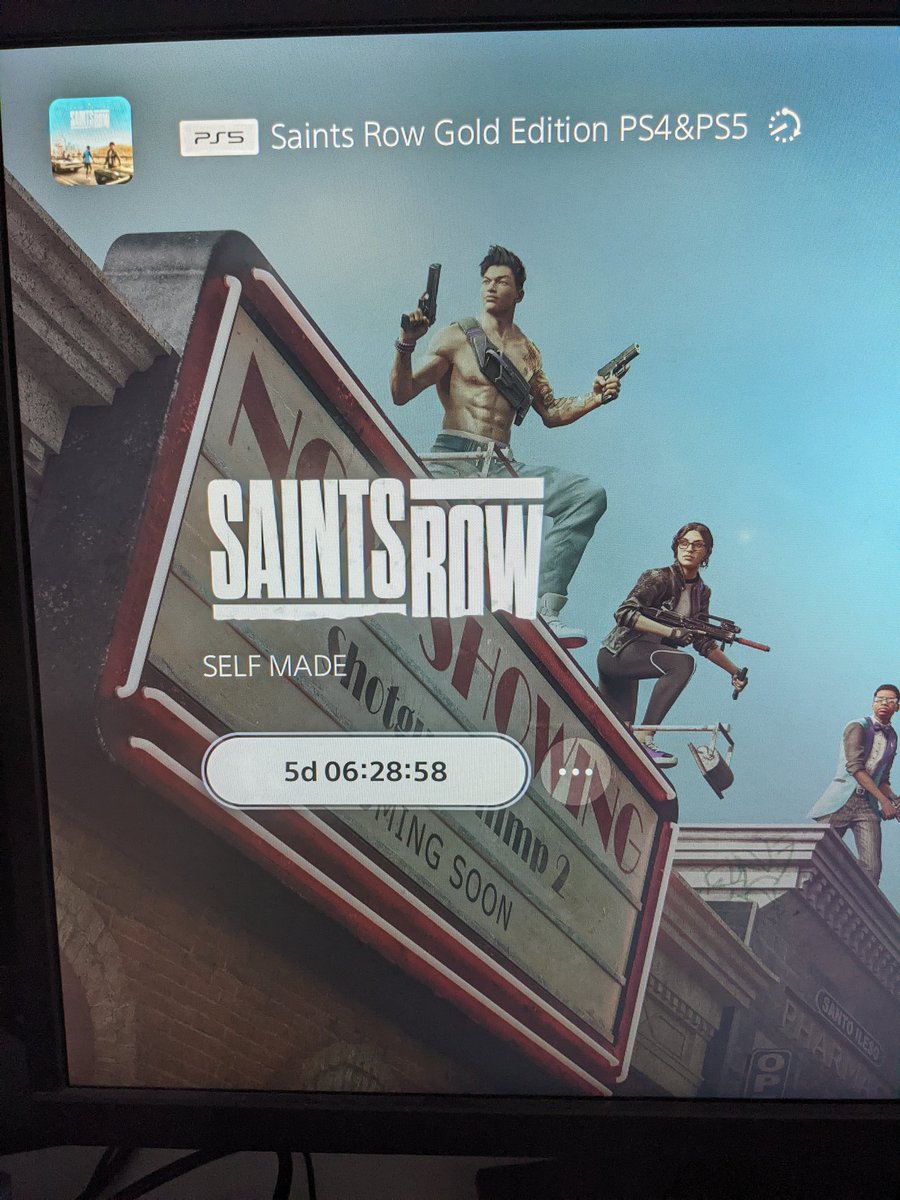 Not long now #SaintsRow 💜