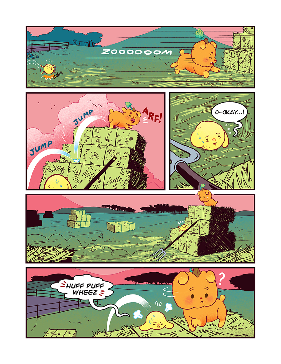🍋🐤The Lemon Bird graphic novel comes out in ONE WEEK, but first a multi-page preview to get you excited. 💚 