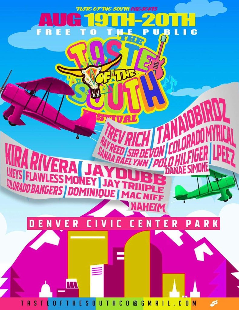thatstriiip's tweet photo. 3:15pm at Civic Center Park this Saturday! Pull up! #TasteoftheSouth https://t.co/ddzHygIqpF