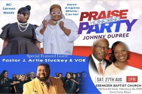 johnnyldupree's tweet photo. Hey!!!!  Look who will be joining us at the Praise Party on Sat. Aug 27th!  J Artie Stuckey!!! - JD https://t.co/1ss9HtoHhg