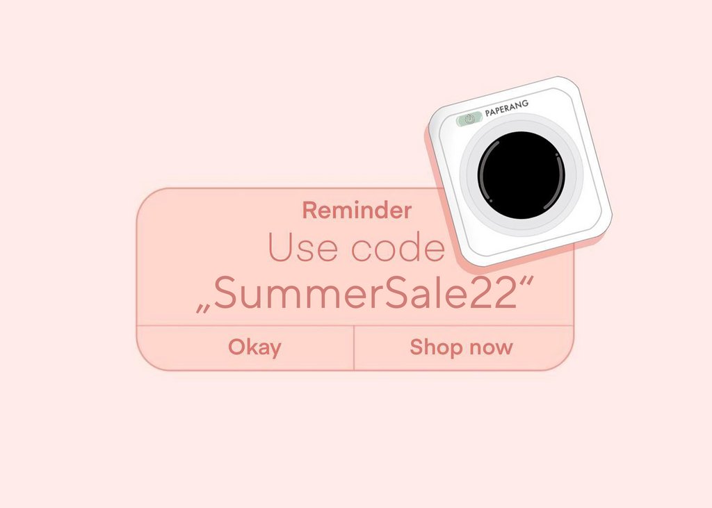PAPERANG3's tweet photo. The summer sale offer is ending and you must grab it now‼️
Get 22% off on all printers,,, 🛒
Buy now before the summer sale ends.💗

Click here 👉 https://t.co/FuPCziH5UY⁠  to view the collection.

#paperang#pocketprinter #summersale https://t.co/RhAcbD8luU