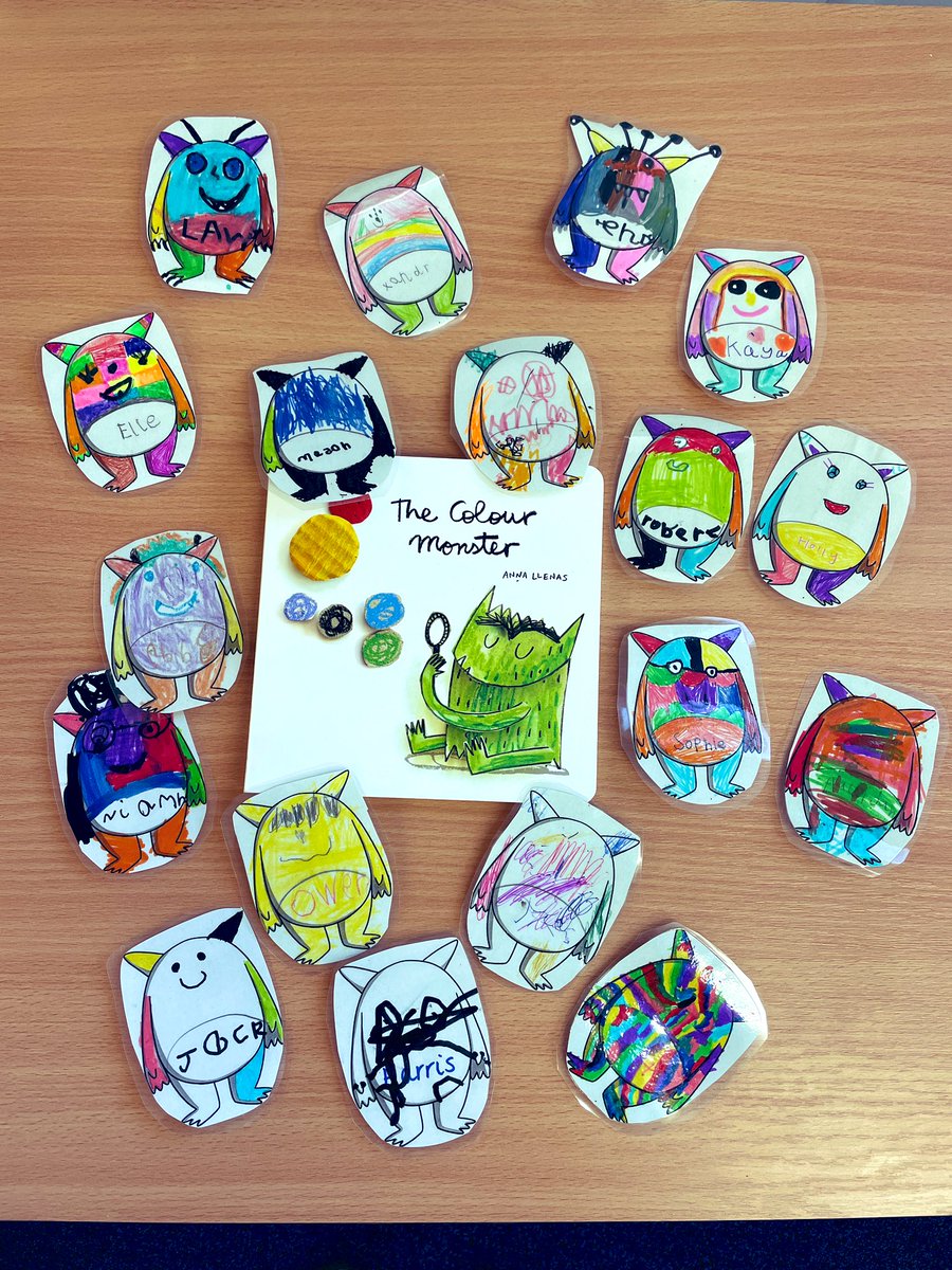 Miss_MacIsaac's tweet photo. What a fantastic start the the week, the term and our Ness Castle journey! P2 have been super busy, responsible, kind and hard working. They thoroughly enjoyed engaging with the #ColourMonster yesterday and loved creating their own for #EmotionalCheckIn 🦕 https://t.co/EsvdxN5K00