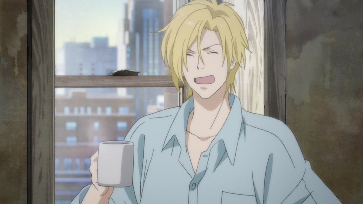 lynx94s's tweet photo. ash de banana fish sorrindo, esse é o tweet. https://t.co/tliGOhmZvU