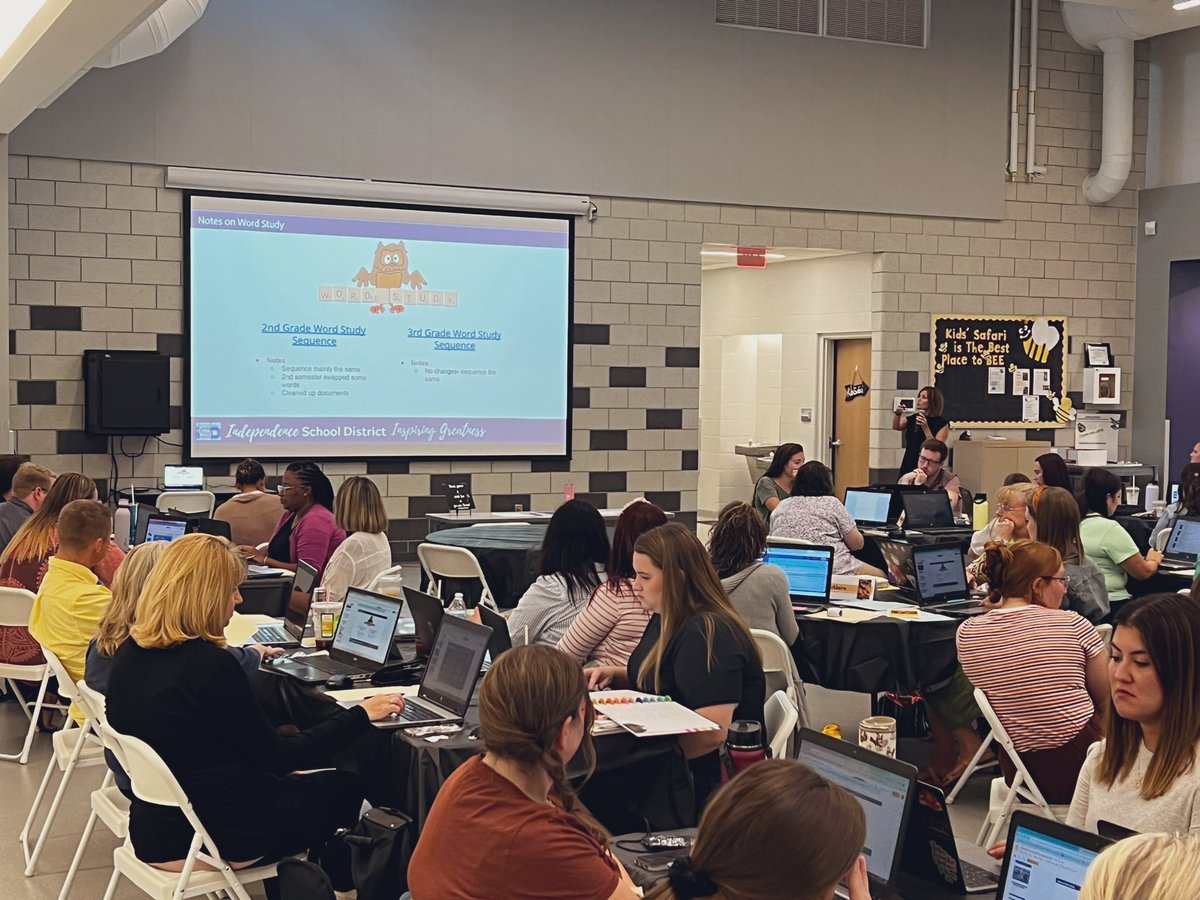 Glad to be back in the groove with my presentation partner!  <a href="/Jenifer_Barnett/">Jenifer Barnett</a> knocking it out of the park again during #ISD2nd and #ISD3rd professional learning this morning!  #ISDstrong