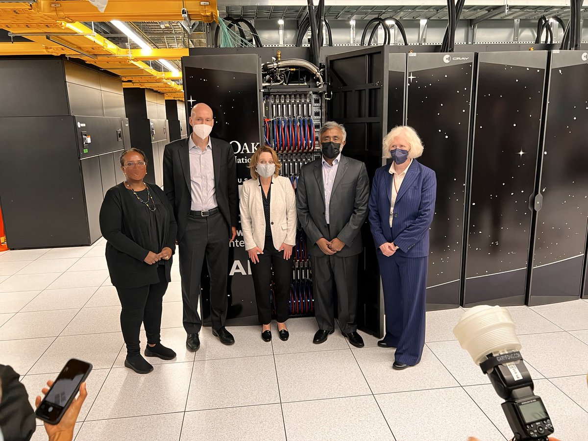 Our final stop <a href="/ORNL/">Oak Ridge Lab</a> was to see Frontier, the world’s fastest supercomputer &amp; the dawn of the exascale computing era- accelerating innovation in science &amp; tech. &amp; maintaining US leadership in high-performance computing &amp; #AI. Weeks of research may shrink to only hours or seconds.