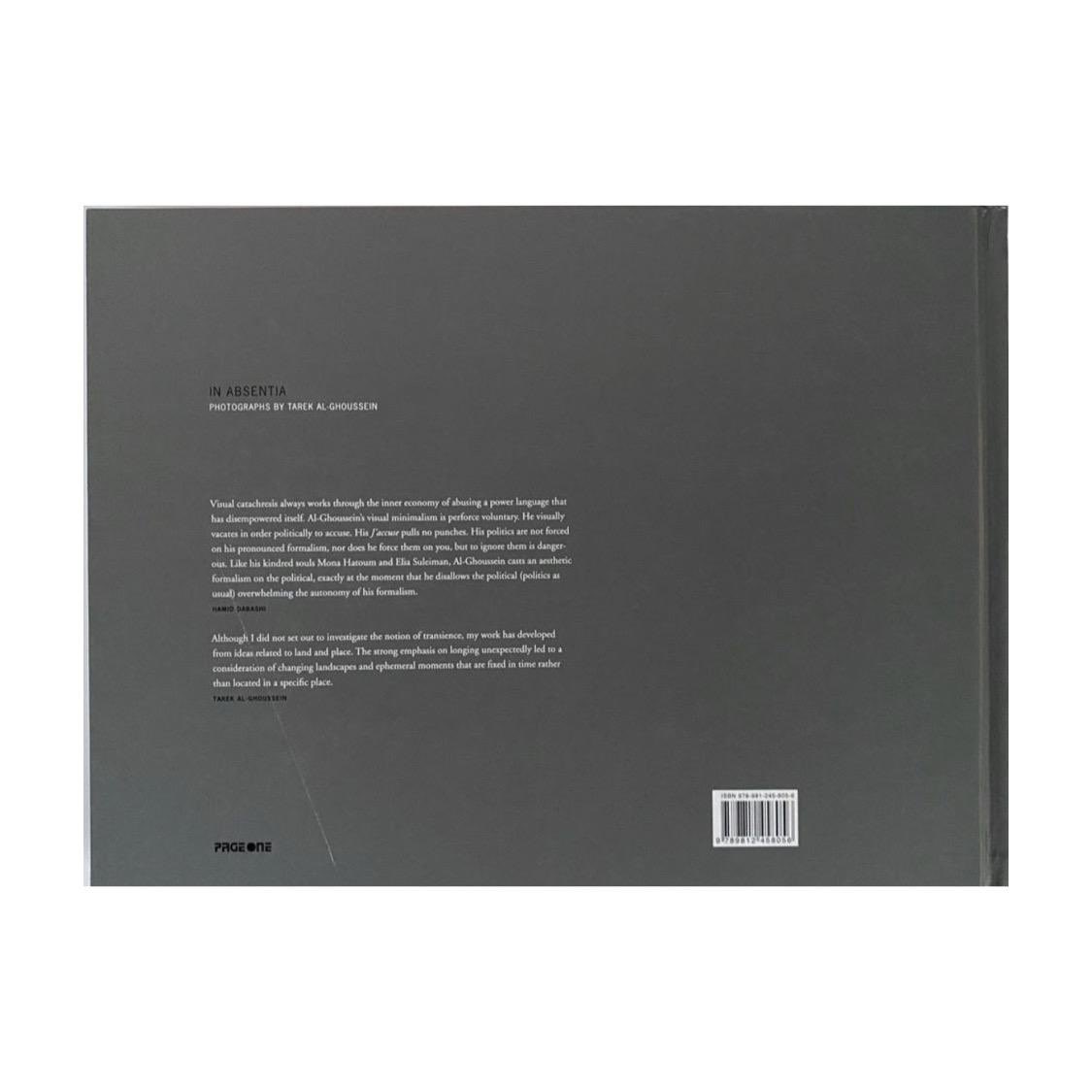 TribeFollows's tweet photo. In Absentia: Photographs by Tarek Al-Ghoussein. Launched during his exhibition D:FILES at The Third Line @thethirdline in February 2009. Published in Arabic with the support of the Arab Fund for Arts and Culture @AFAC1 https://t.co/ksuwPlnj1k