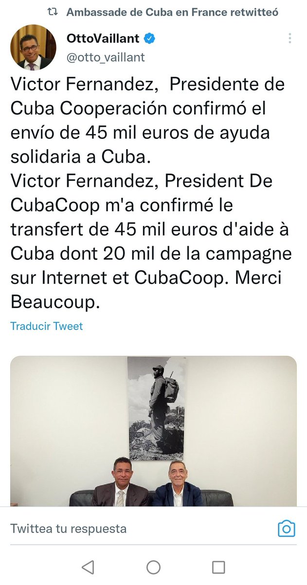 Jicotea_tea's tweet photo. Señores, mientras estamos en la bobería con las clarias, la #dictadura sigue recaudando dinero.
Todos los consulados cubanos están publicando las recaudaciones. Denuncien y hagan saber que ese dinero no va al pueblo y que están financiando una dictadura.
#EnCubaHayUnaDictadura https://t.co/qU6Y19JJvN