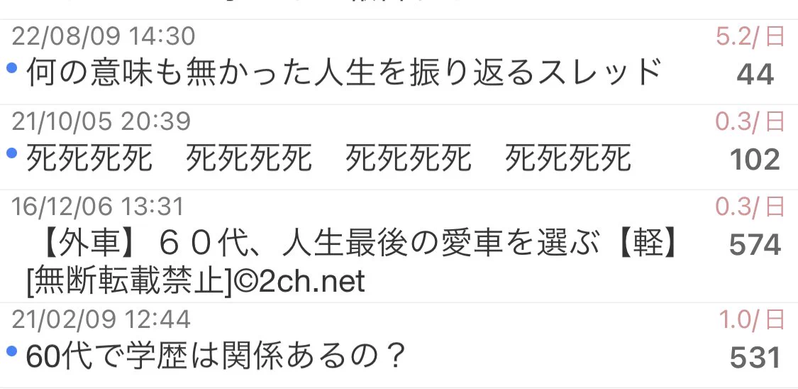 おじいさん構文を探しに5ｃｈの60歳以上板を見に行ったら、悲しすぎる内容だった…。