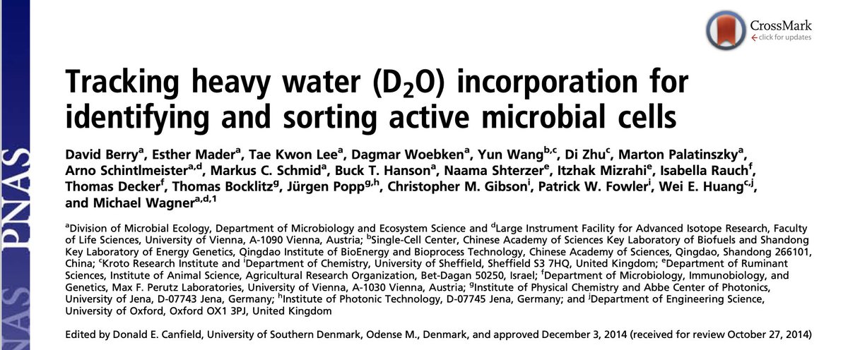MichiWagner4's tweet photo. My group @DOME_Vienna will be looking soon for a #PostDoc in Stimulated Raman Spectroscopy (SRS)- imaging of microbiomes using our new SRS-fluorescence microscopy instrument. If you are interested in chemical imaging, physiology, or antibiotic resistance DM or Email me  #ISME18 https://t.co/73ekdBTRvq