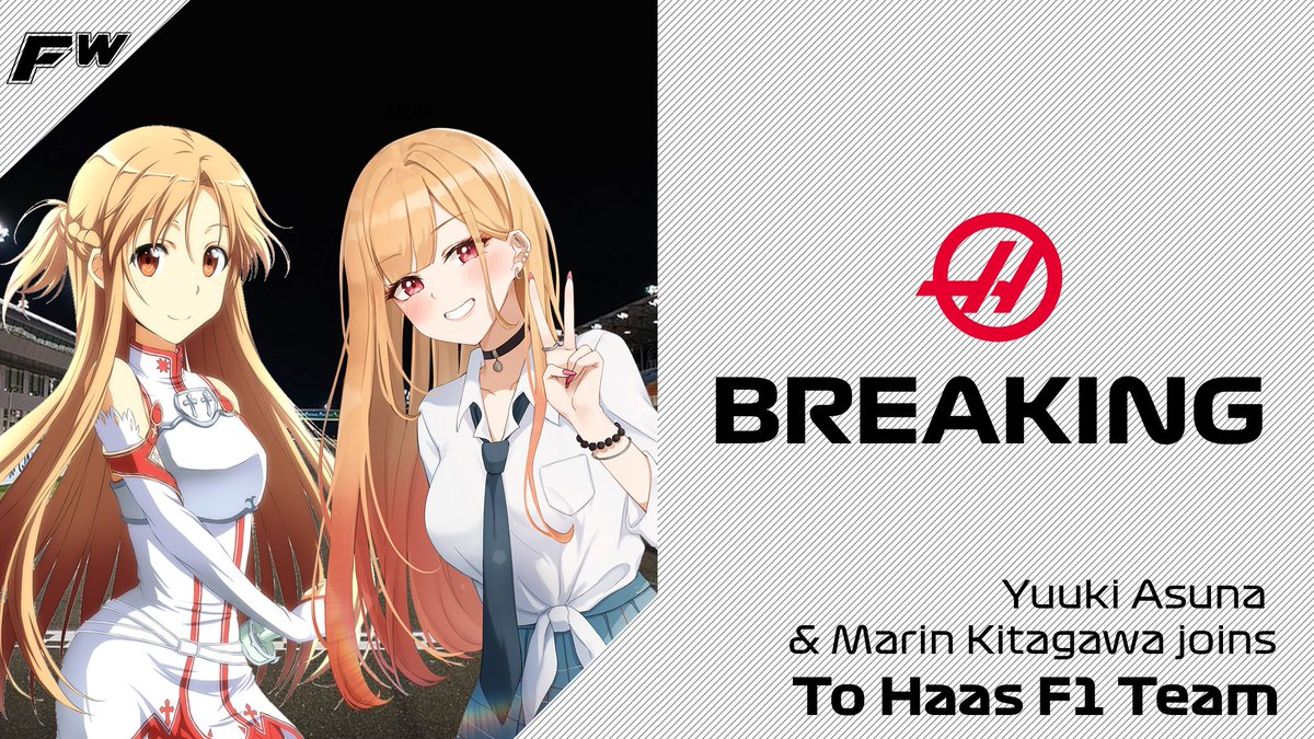 Formula_Waifu's tweet photo. BREAKING 🚨
Cada una marco un momento de nuestras vidas para algunos, las mas simpeadas en su momento en un solo equipo. Asuna y Marin serán las encargadas de llevar ese Haas a lo mas alto en las nuevas regulaciones.

#FW https://t.co/davDvmgGW1