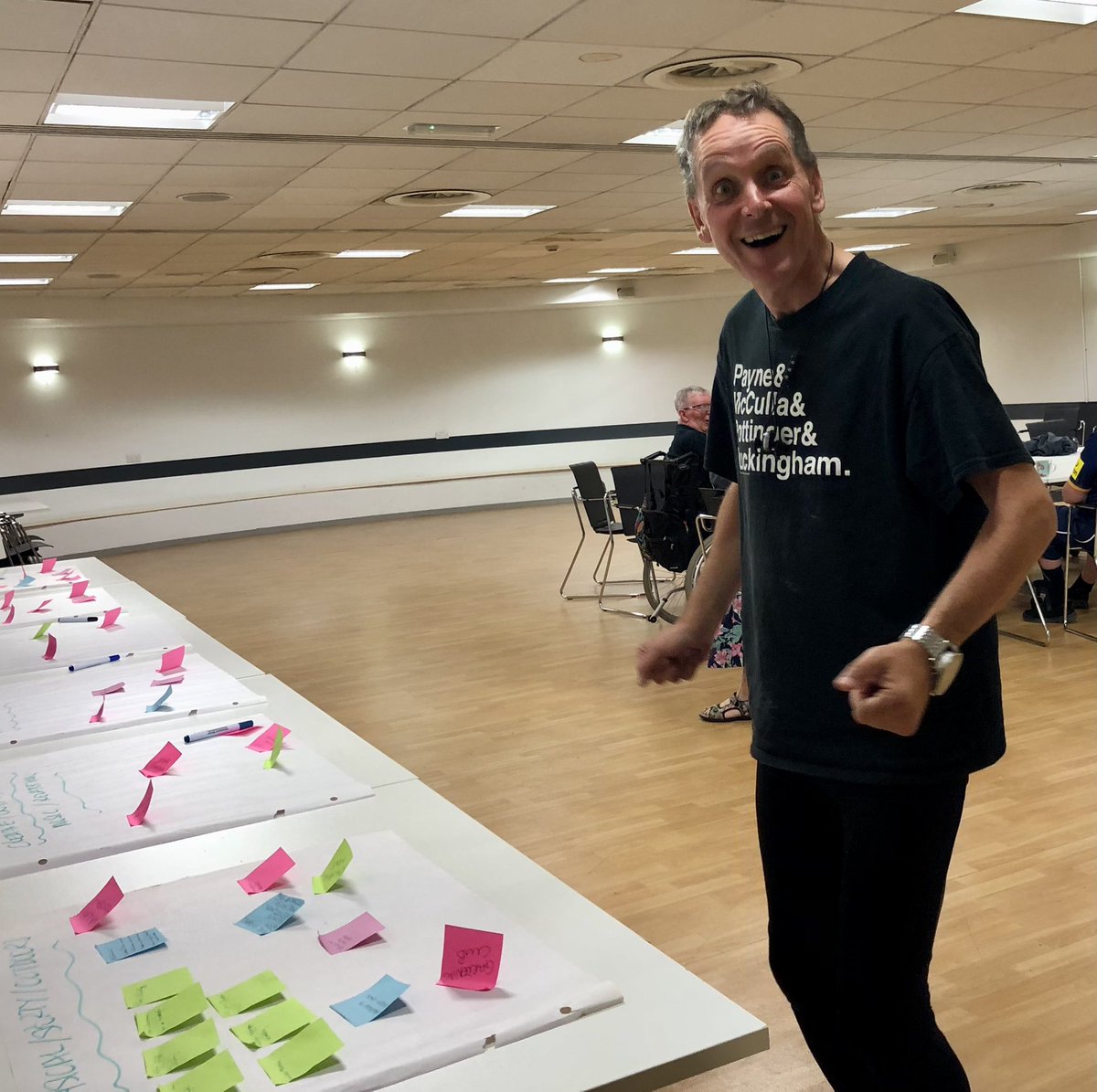 We #coproduce our #specialist #braininjury support, education and navigation services with our members and today we asked 🗣, listened👂🏻and built a #graffitiwall of ideas…Stephen added ‘pole vaulting’ to the wall 🤭🥴🏄🏼‍♂️ <a href="/HelenKolster2/">Neuro OT Ltd</a> <a href="/Rachellees2018/">Rachel Lees</a> <a href="/NorthStarRehab/">Jill Kings</a> @MNakonesky
