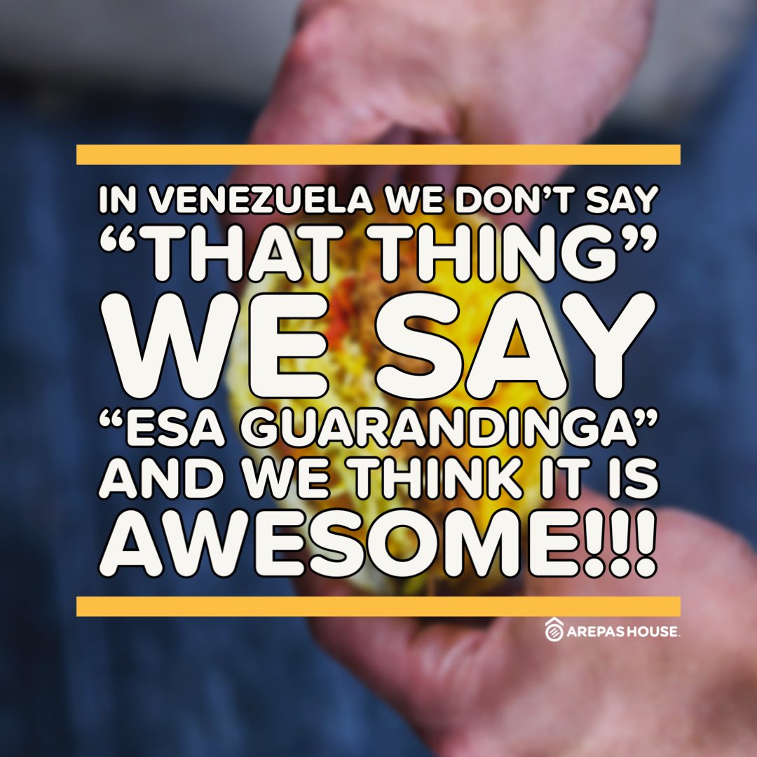 🇻🇪Did you know “Guarandinga” is a Venezuelan word used as a reference to something??? .
.
.
#venezuelanrestaurant #arepa #arepalovers #denverfoodie #denverstreetart #saborvenezolano #foodnetworkve #venezuelanfood #arepitas